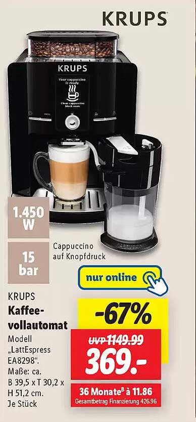 KRUPS Kaffeevollautomat