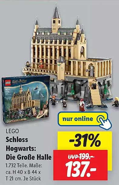 LEGO Schloss Hogwarts: Die Große Halle