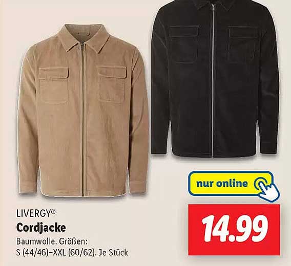 LIVERGY® Cordjacke