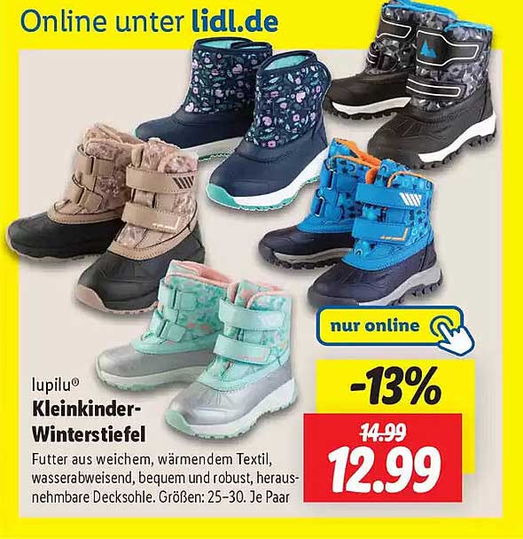 lupilu® Kleinkinder-Winterstiefel