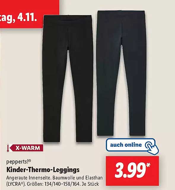 pepperts!® Kinder-Thermo-Leggings