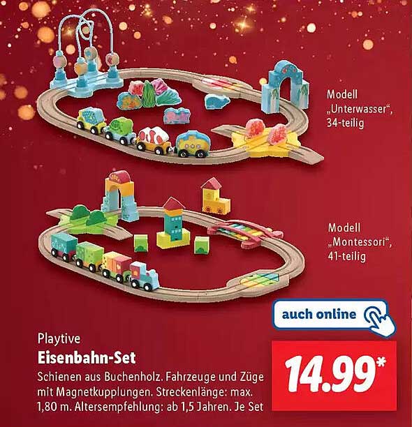 Playtive Eisenbahn-Set