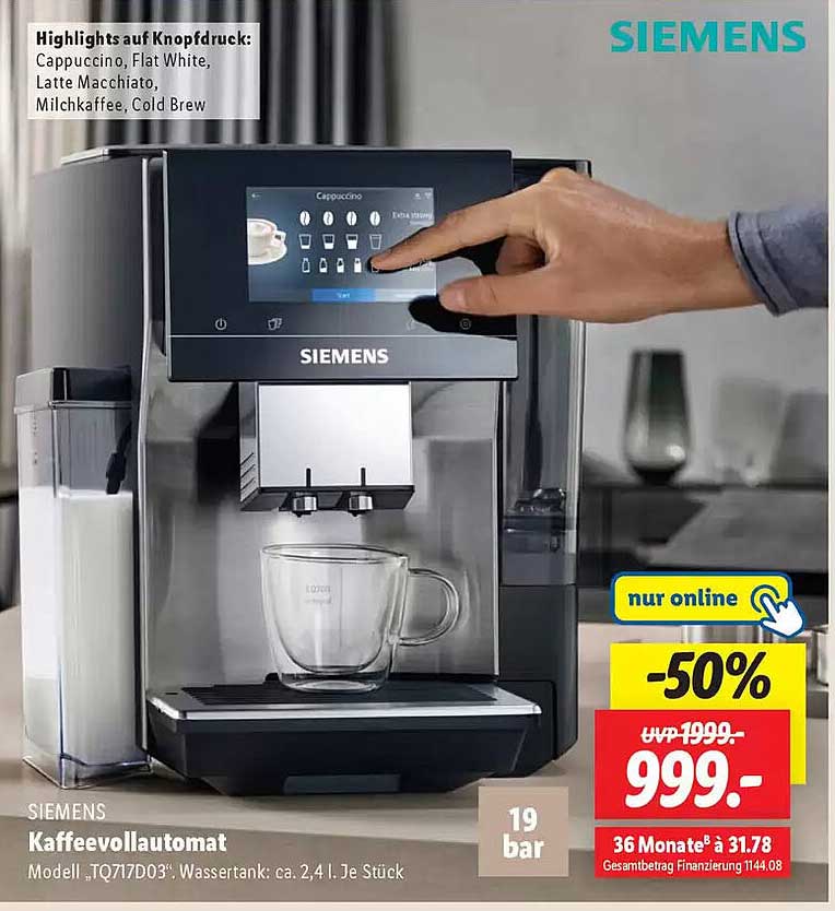 Siemens Kaffeevollautomat