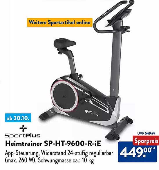 SportPlus Heimtrainer SP-HT-9600-R-iE