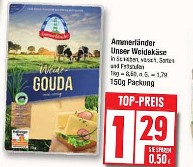 Ammerländer Unser Weidekäse Weich GOUDA