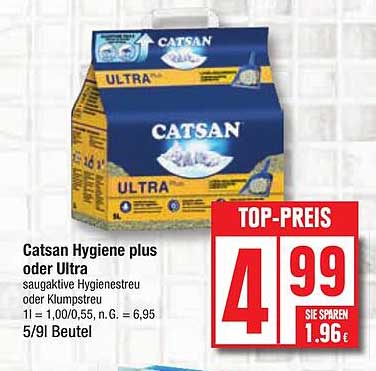 Catsan Hygiene plus oder Ultra