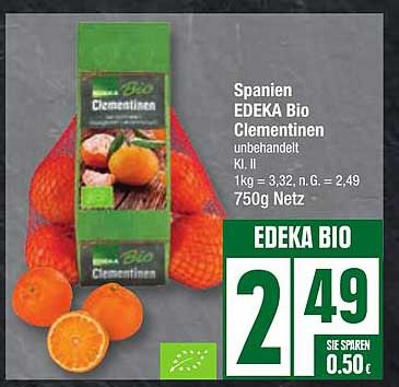 EDEKA Bio Clementinen