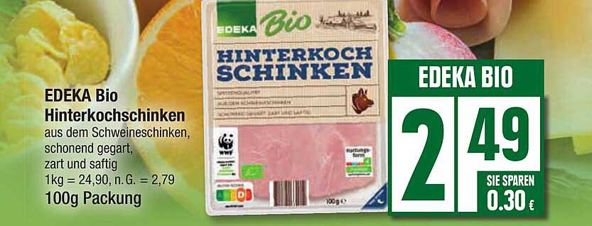 EDEKA Bio Hinterkochschinken