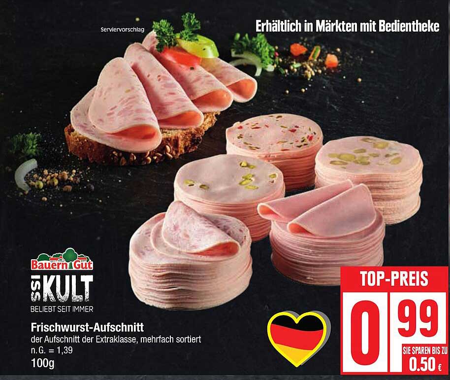 Frischwurst-Aufschnitt