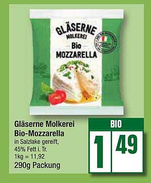 Gläserne Molkerei Bio-Mozzarella