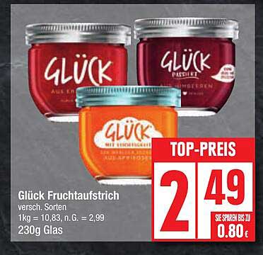 Glück Fruchtaufstrich