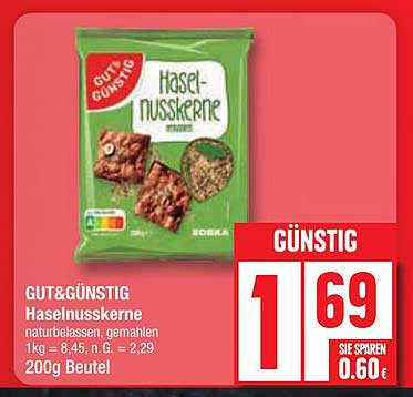 GUT&GÜNSTIG Haselnüssekerne