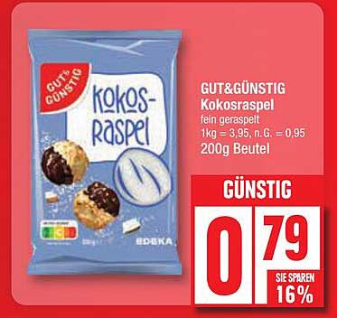 GUT&GÜNSTIG Kokosraspel