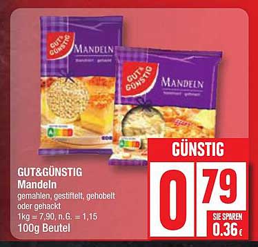 GUT&GÜNSTIG Mandeln