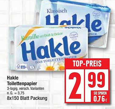 Hakle Toilettenpapier