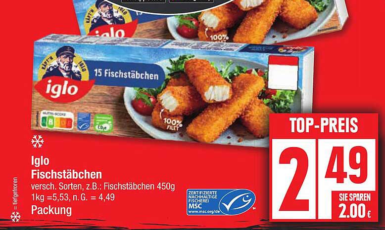 Iglo Fischstäbchen