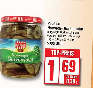 Paulsen Norweger Gurkensalat