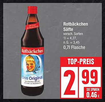 Rotbäckchen Säfte