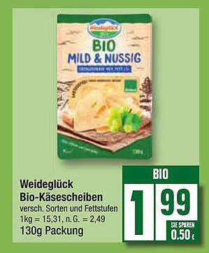 Weideglück Bio-Käsescheiben