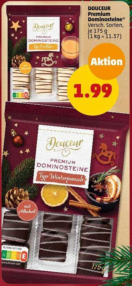 DOUCEUR Premium Dominosteine Typ: Winterpunsch