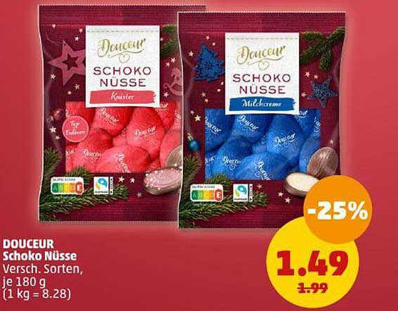 DOUCEUR Schoko Nüsse