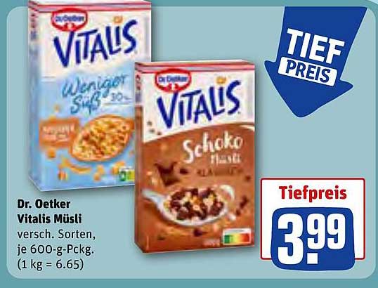 Dr. Oetker Vitalis Müslí