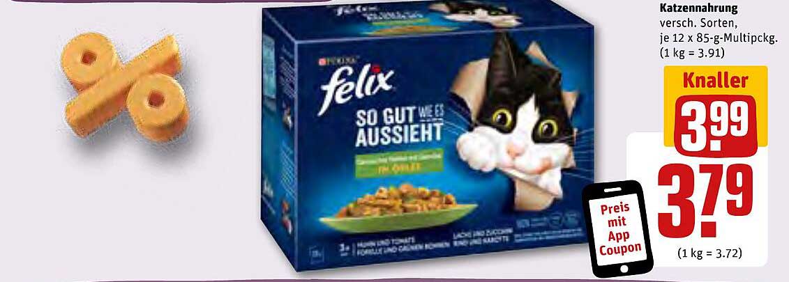 felix SO GUT WIE ES AUSSIEHT Katzennahrung