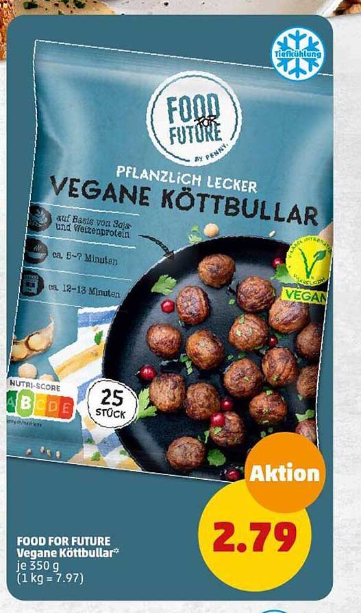 FOOD FOR FUTURE Vegane Köttbullar