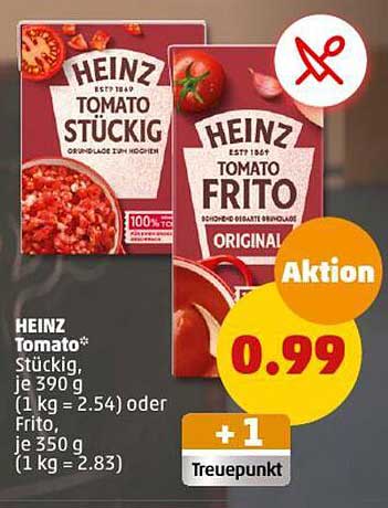 HEINZ Tomatostückig