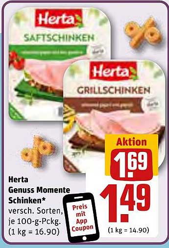 Herta Genuss Momente Schinken