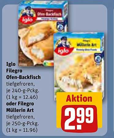 Iglo Filegro Ofen-Backfisch