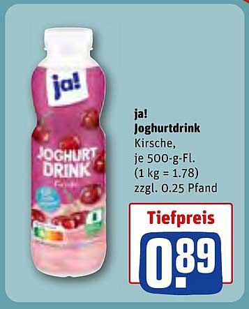 ja! Joghurtdrink Kirsche