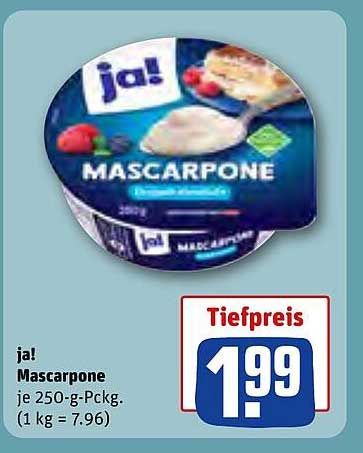 ja! Mascarpone