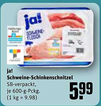 ja! Schweine-Schinkenschnitzel