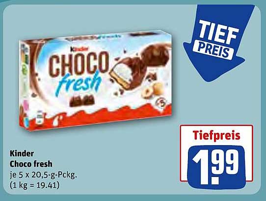 Kinder Choco fresh