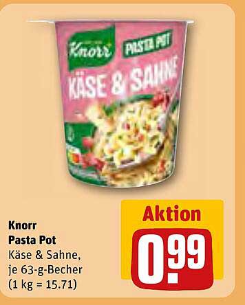 Knorr Pasta Pot Käse & Sahne