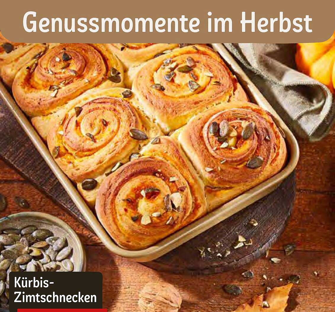 Kürbis-Zimtschnecken