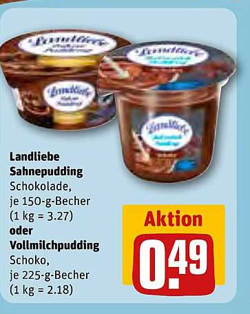 Landliebe Sahnepudding Schokolade