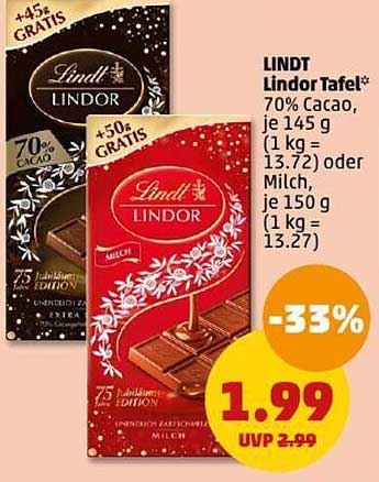 LINDT Lindor Tafel*