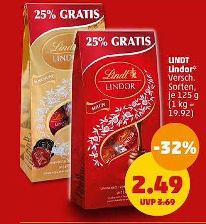 LINDT Lindor* Versch. Sorten