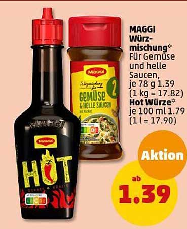 MAGGI Würzmischung*  
Hot Würze*