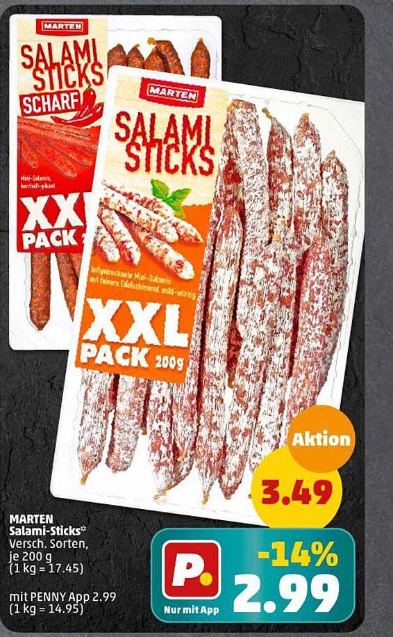 MARTEN Salami-Sticks XXL PACK