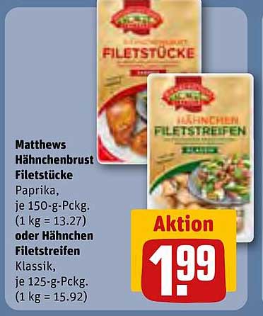 Matthews Hähnchenbrust Filetstücke