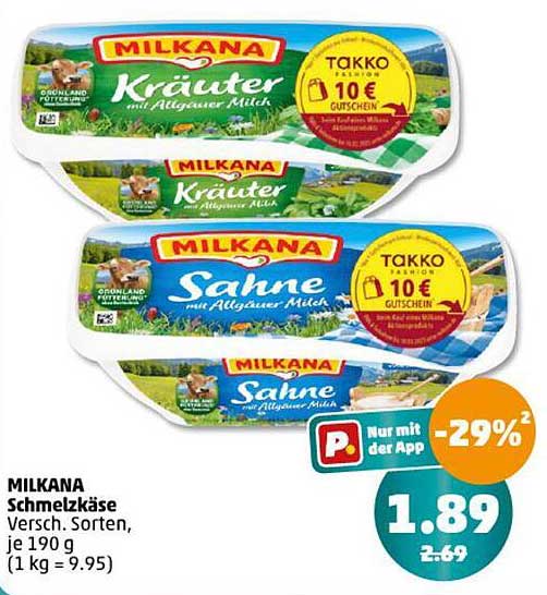 MILKANA Schmelzkäse