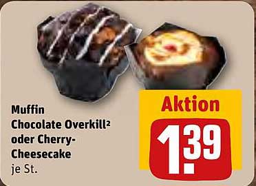 Muffin Chocolate Overkill² oder Cherry-Cheesecake