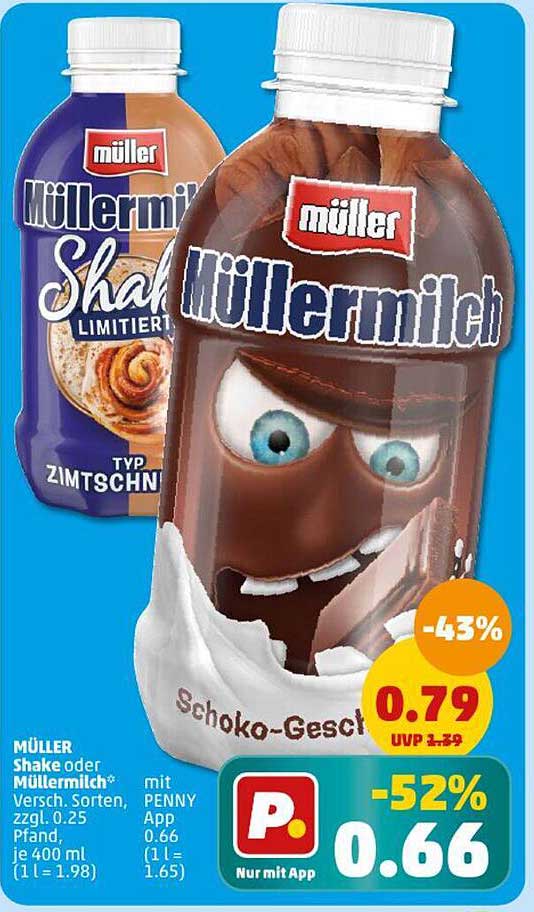 Müllermilch Schoko-Geschmack