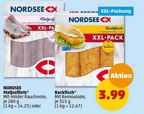 NORDSEE Matjesfilets  
Backfisch XXL-PACK