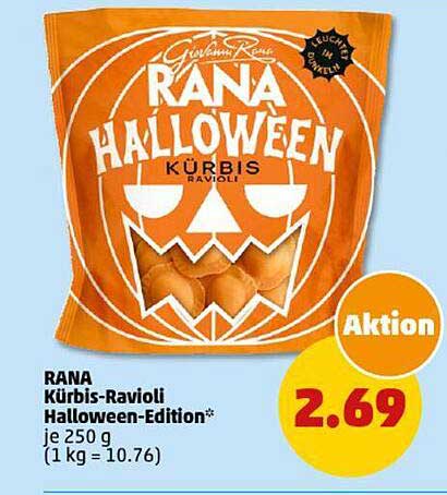 RANA Kürbis-Ravioli Halloween-Edition