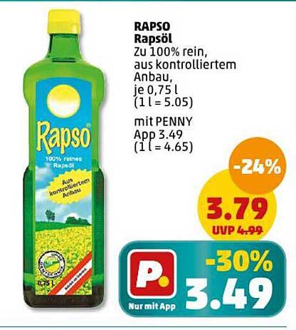 RAPSO Rapsöl