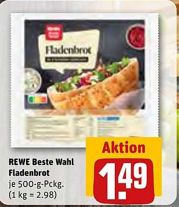 REWE Beste Wahl Fladenbrot